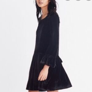 madewell velvet dress